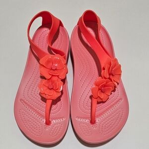 Pink Floral Sandals